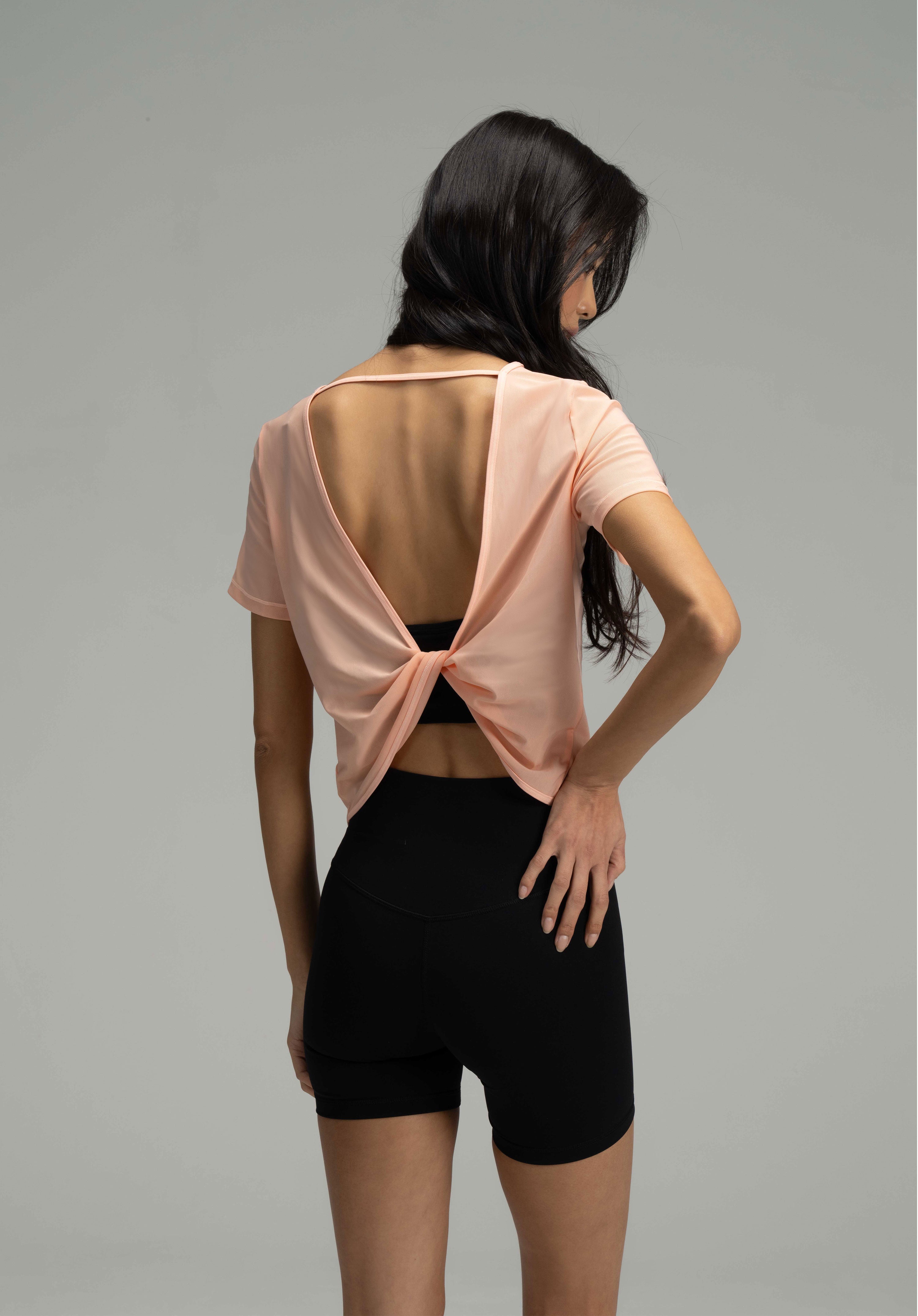 Back Twist Short Sleeve