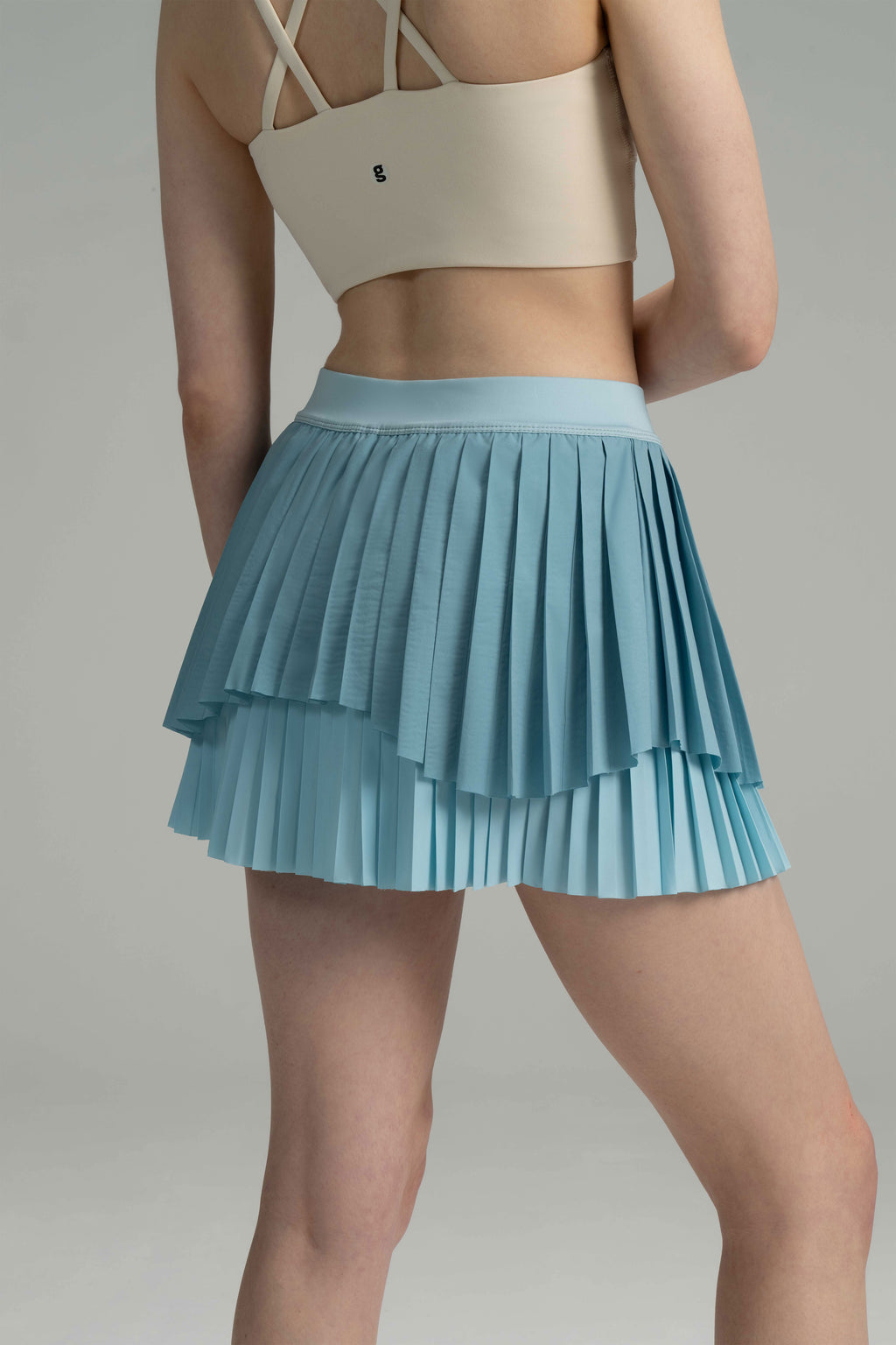 DualFlow Pleated Skirt 