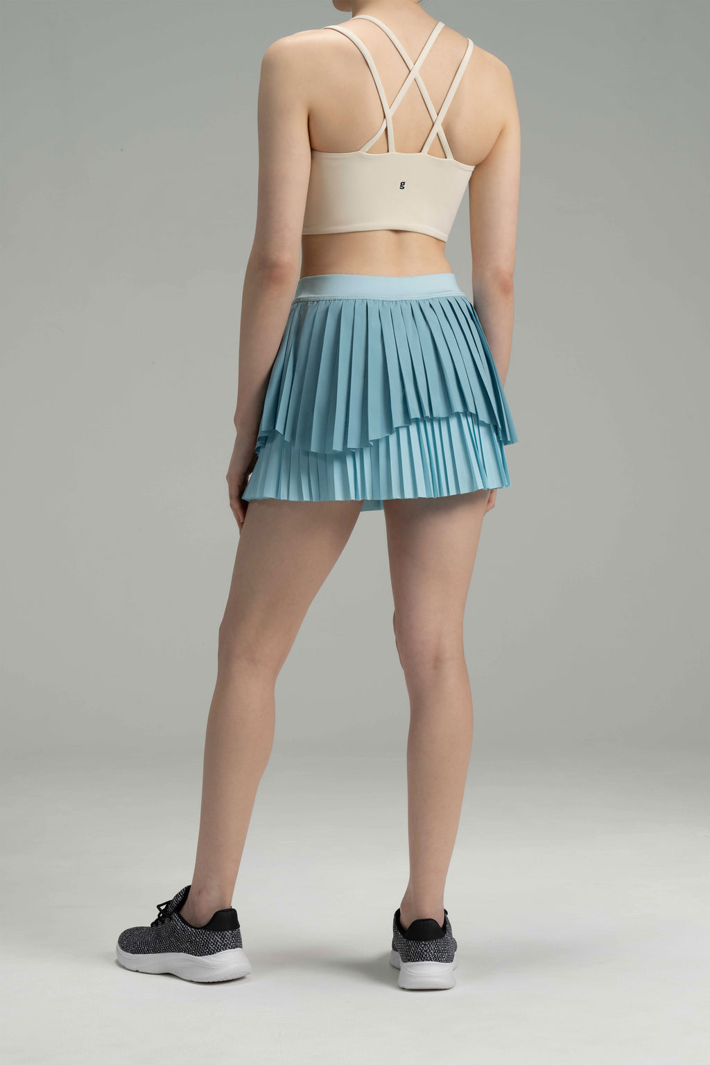 DualFlow Pleated Skirt 