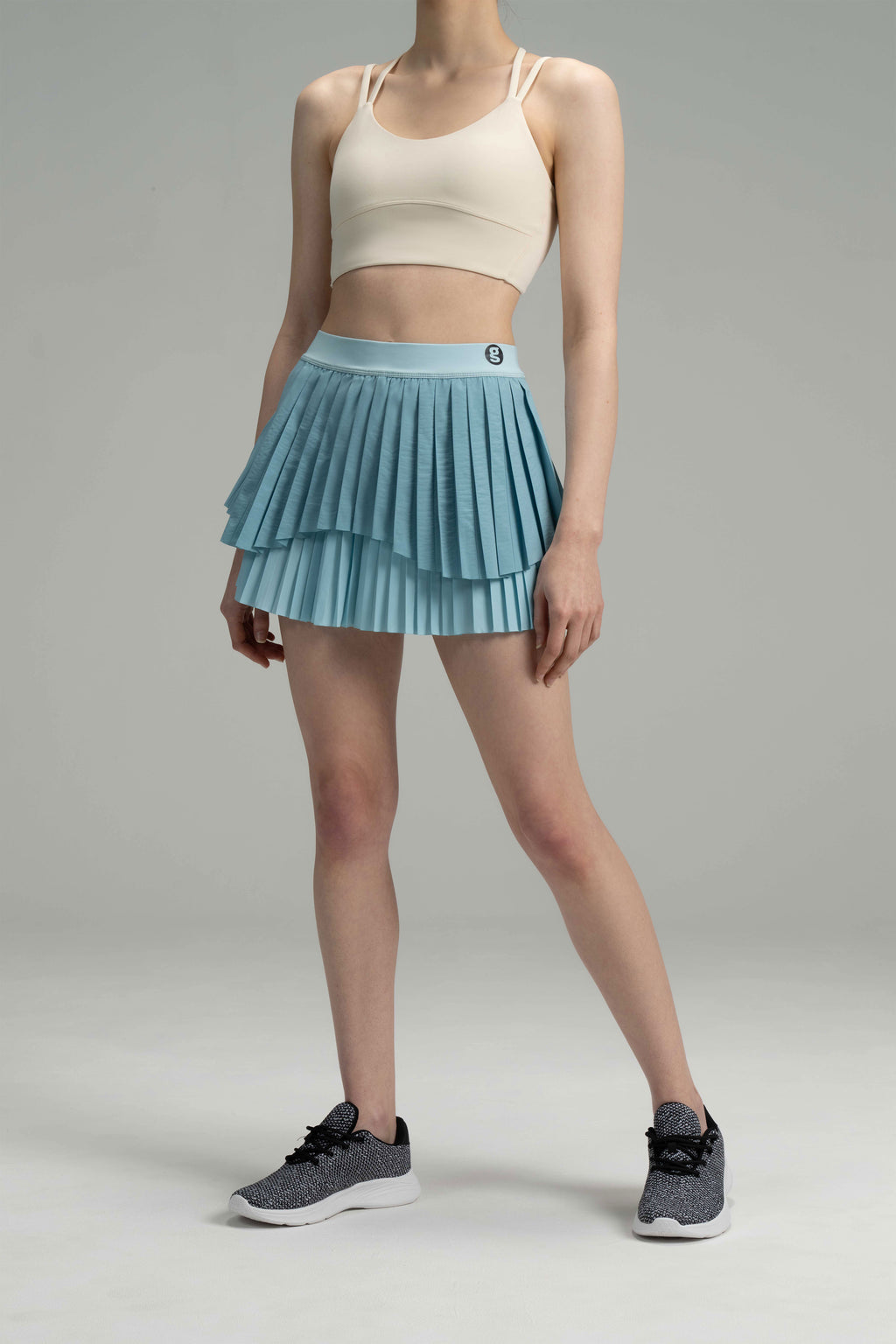 DualFlow Pleated Skirt 