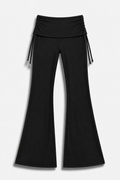 Charm Foldover Flare Leggings