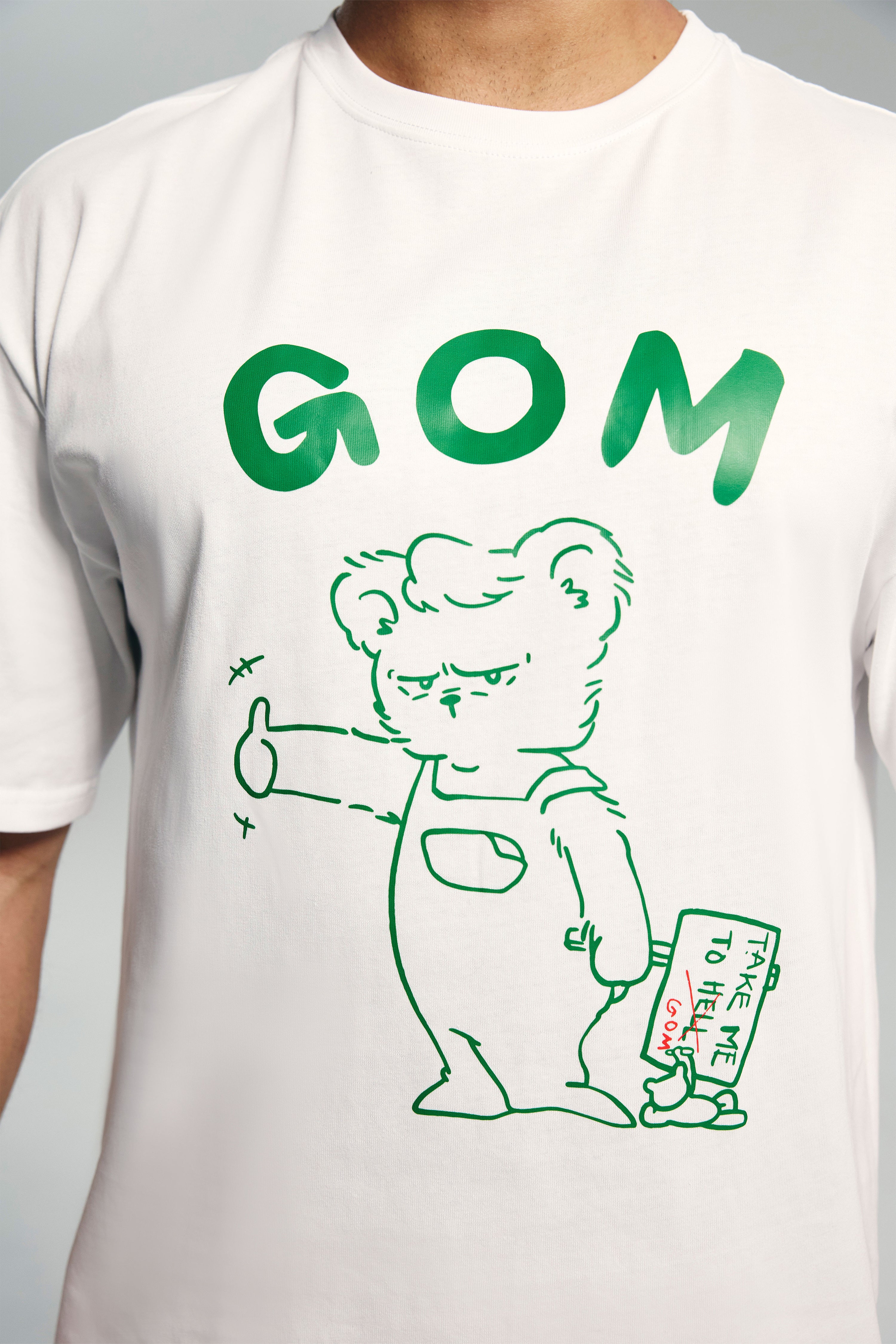 GOM 시그니처 베어 티셔츠