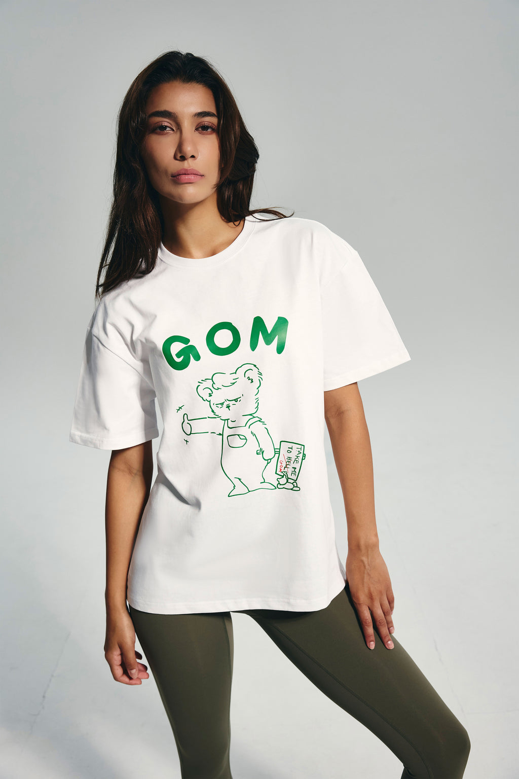 GOM 시그니처 베어 티셔츠
