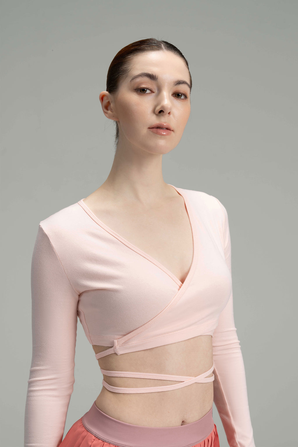 Ribbon Wrap Crop Cardigan